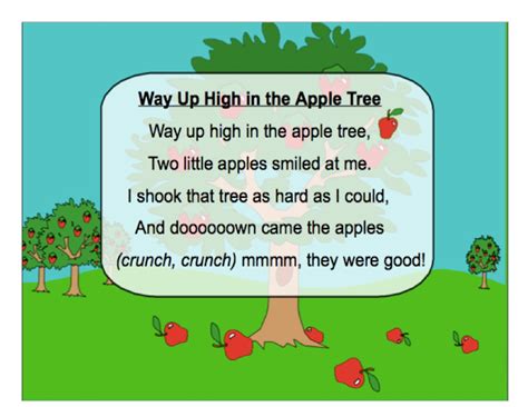 way up high in an apple tree lyrics|More.